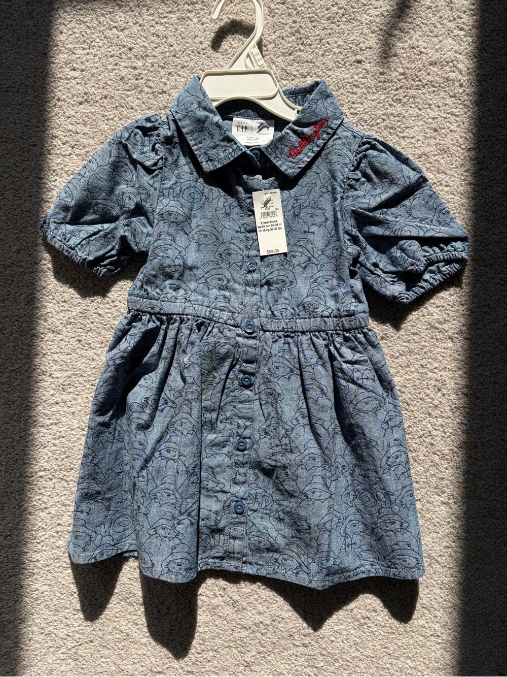 GAP Blue Denim Paddington collaboration